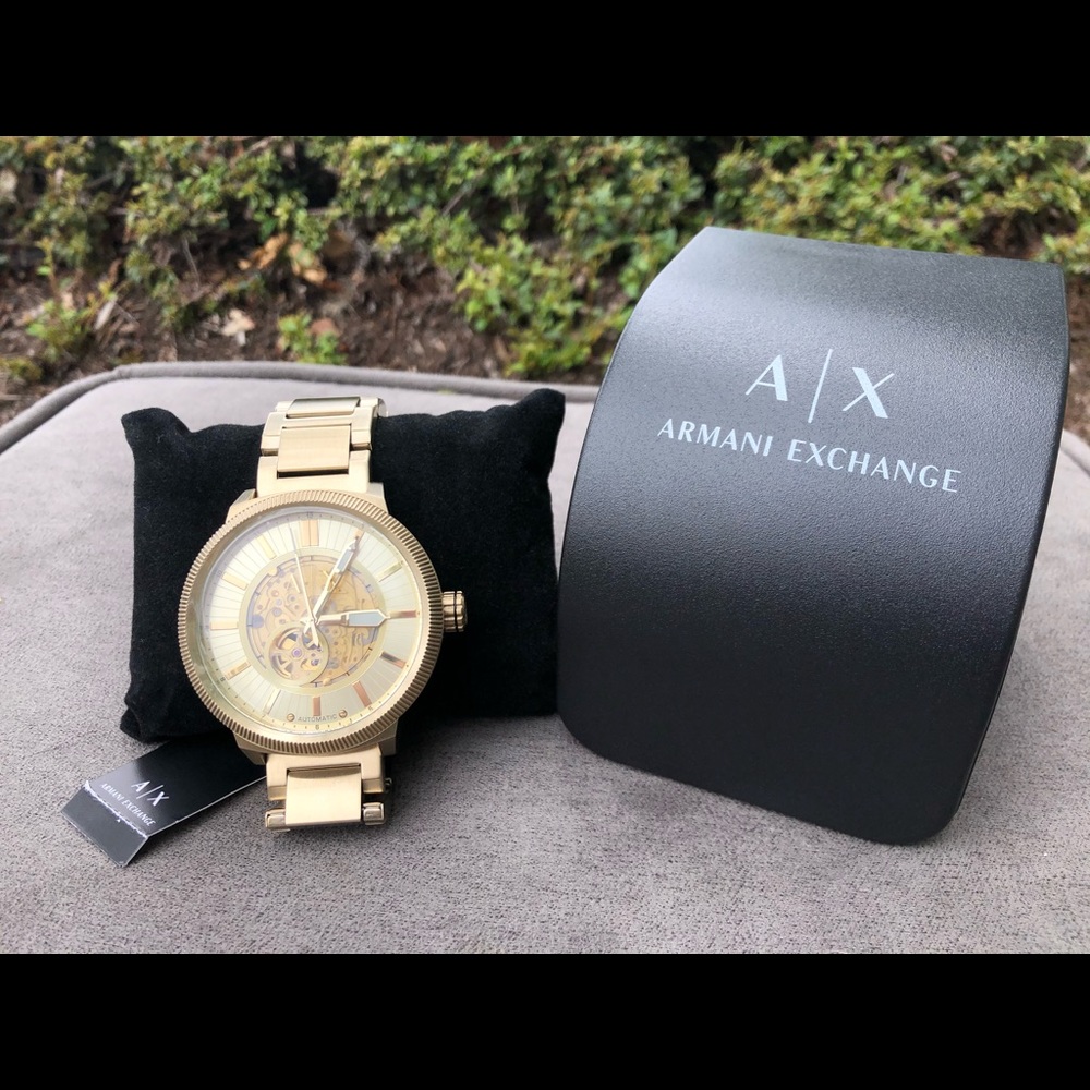 LAST ONE Armani Exchange Classic Skeleton Watch - Picture 2 of 8